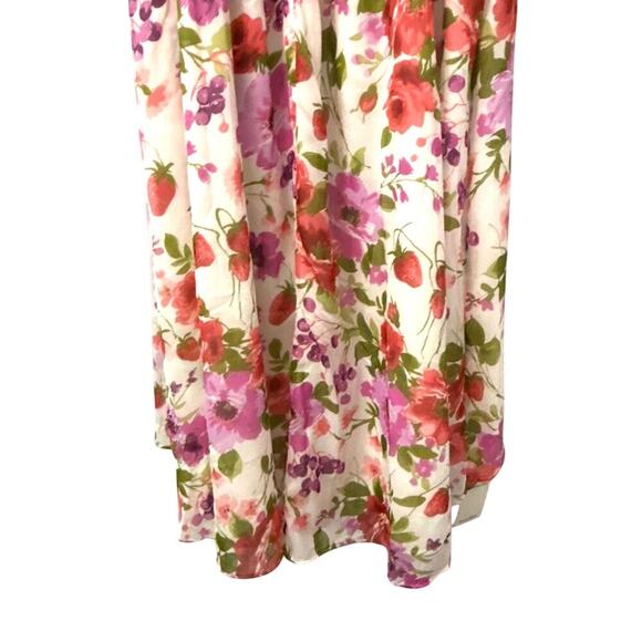 Abercrombie and Fitch Ruffle Floral High Low Maxi Dress XL - Picture 15 of 15